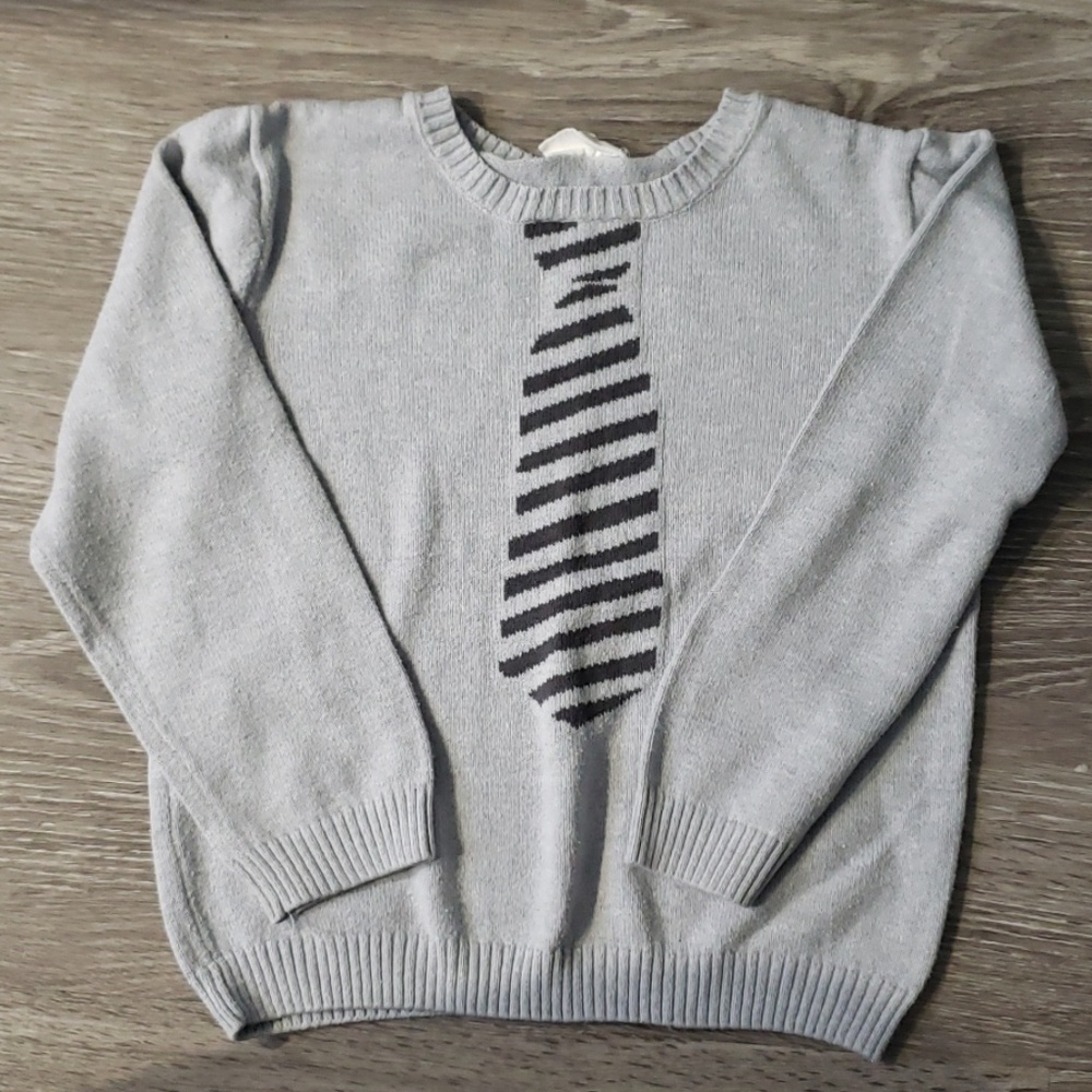 Cozy Gray Kid Sweater